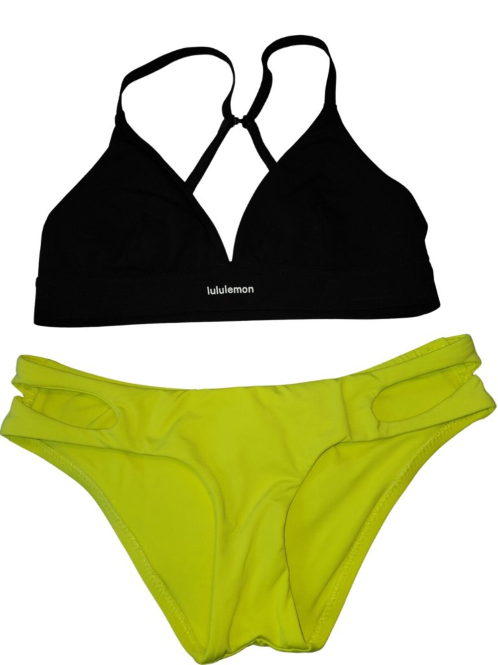 Lululemon Athletica License to Train Triangle Bra Size 4 & Becca Bikini Bottoms